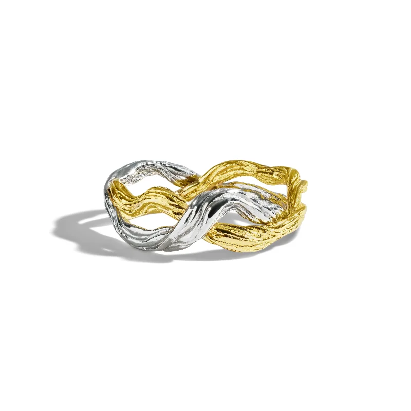 Wisteria Ring in Sterling Silver & 18K