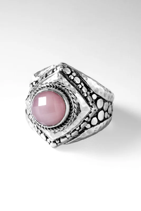 Loving Heart Ring™ in Ballet Blush Quartz