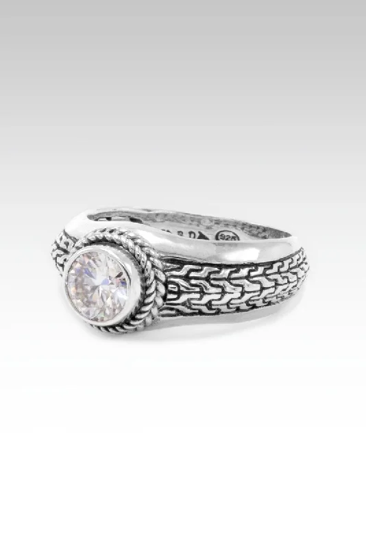 Perseverance Ring™ in Moissanite