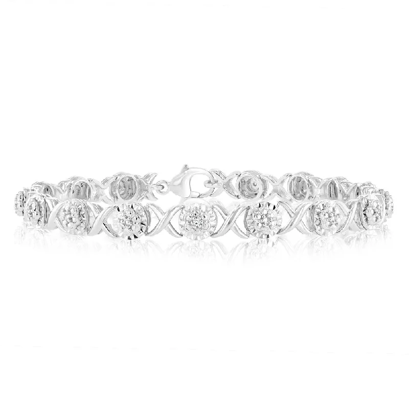 Luminesce Lab Grown Diamond bracelet in Sterling Silver