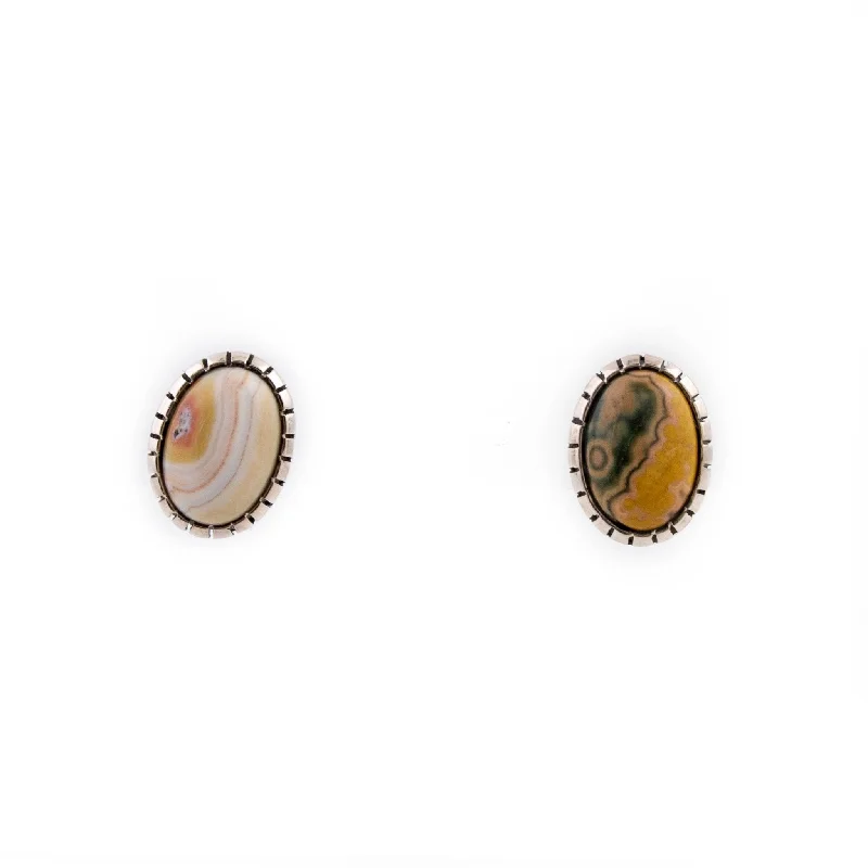 Mismatched Ocean Jasper Earrings