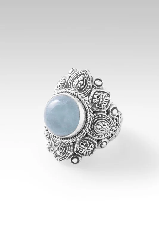 Everlasting Light Ring™ in Aquamarine