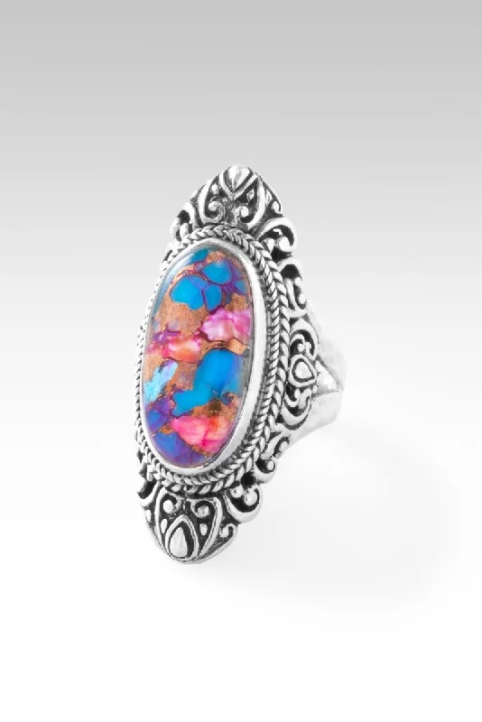 Share Kindness Ring™ in Sweetart Kingman Turquoise