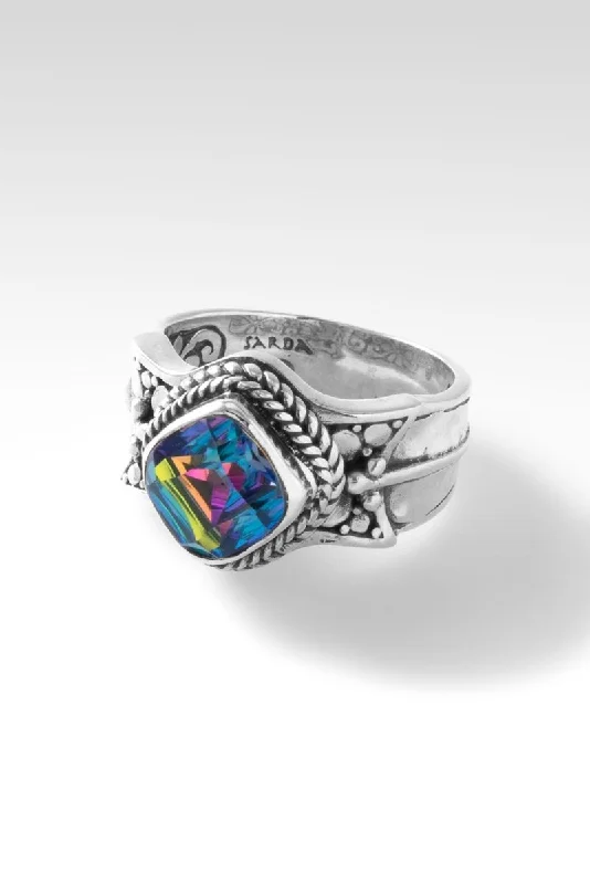 Heavenly Whispers Ring II™ in True Picasso™ Mystic Quartz