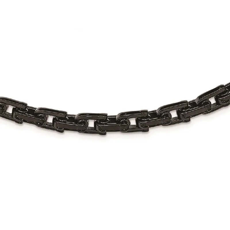 Stainless Steel Black IP-plated Necklace