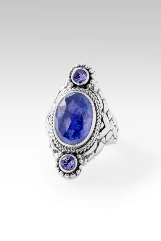 Radiant with Light Ring™ in Tanzanite