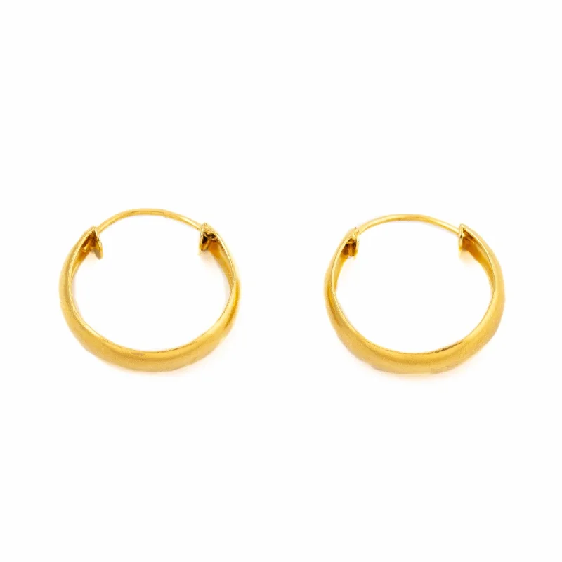 U-Cut Hoop Earrings