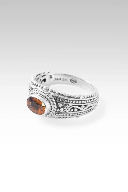 Heavenly Splendor Ring™ in Cognac Zircon