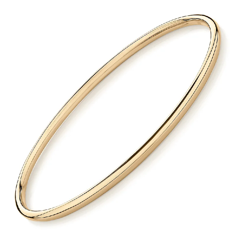 Golf bangle in 10 carat yellow gold