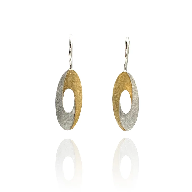 Oval Swirl Earrings