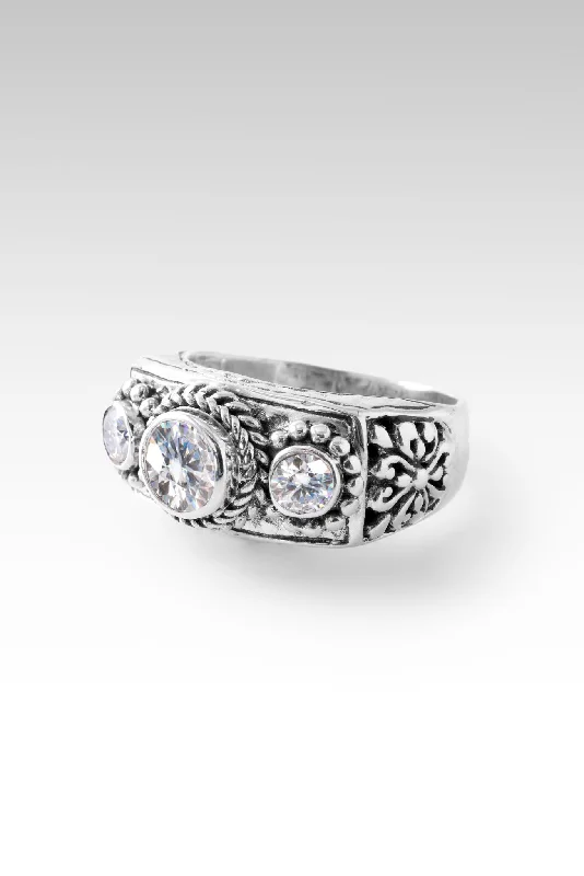 Unbroken Faith Ring™ in Moissanite