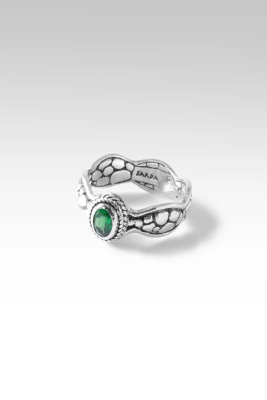 Hope Endures Ring II™ in Tsavorite Garnet