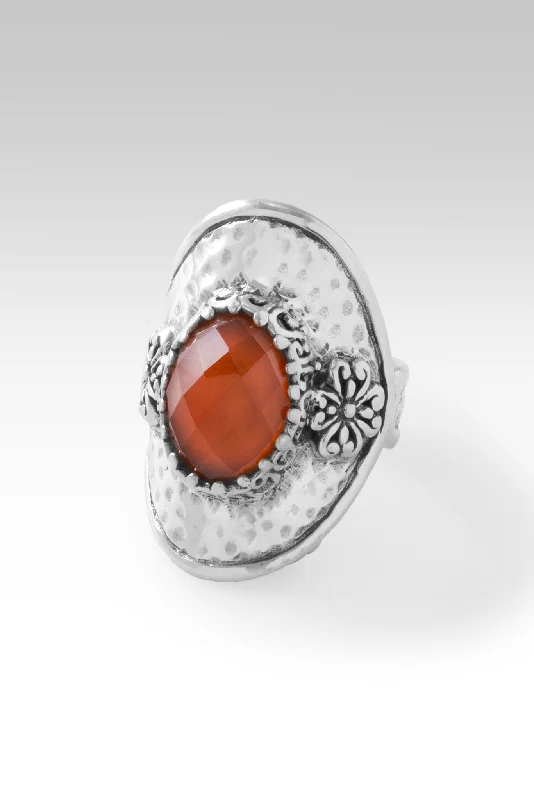 Path to Enlightenment Ring II™ in Carnelian