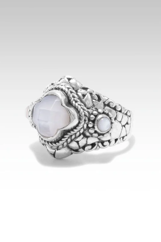 Unity Ring™ in White Mother of Pearl