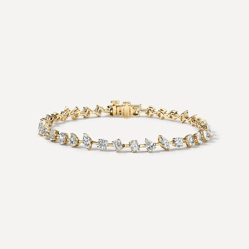 Multi-shape Tennis Bracelet