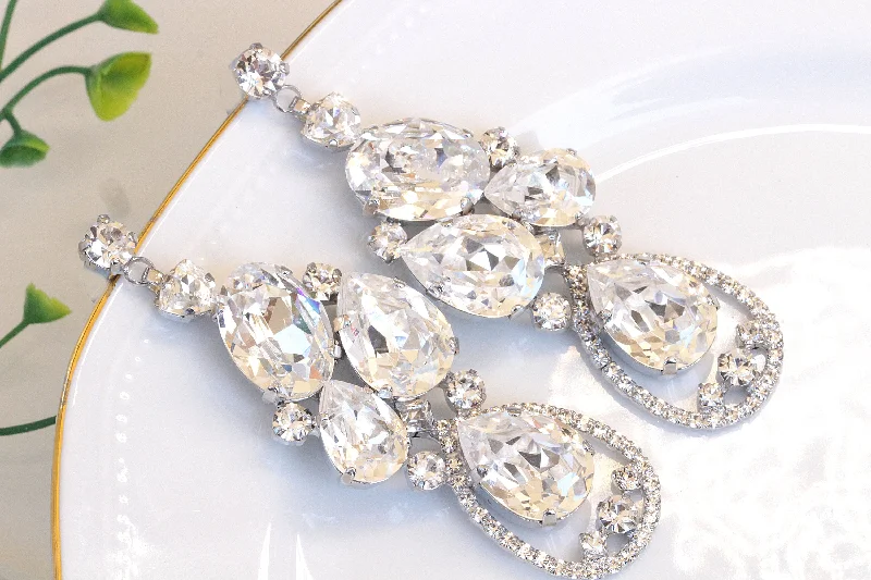 CRYSTAL CHANDELIER EARRINGS