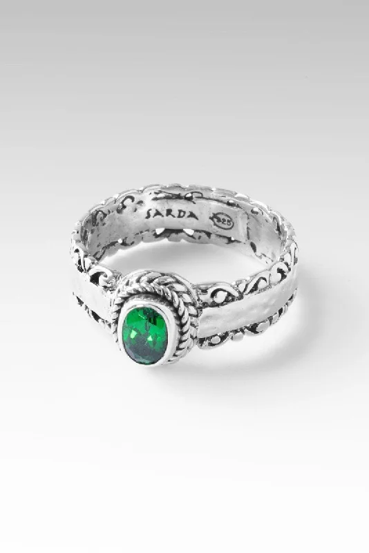 Elysian Ring™ In Tsavorite Garnet