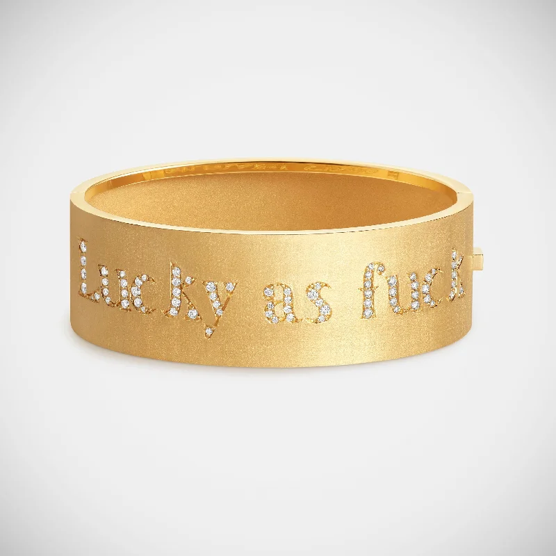 Lucky as fuck Bracelet