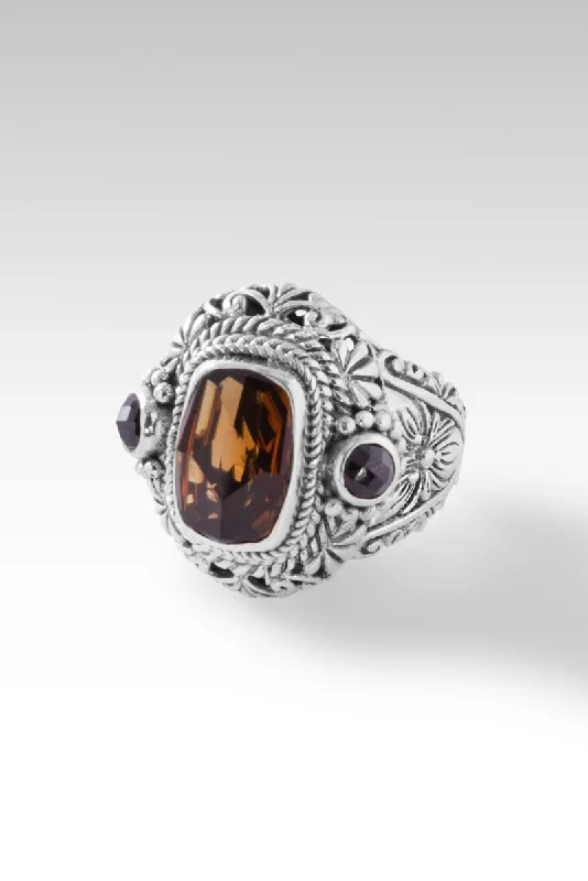 Gleeful Moments Ring™ in Whiskey Quartz