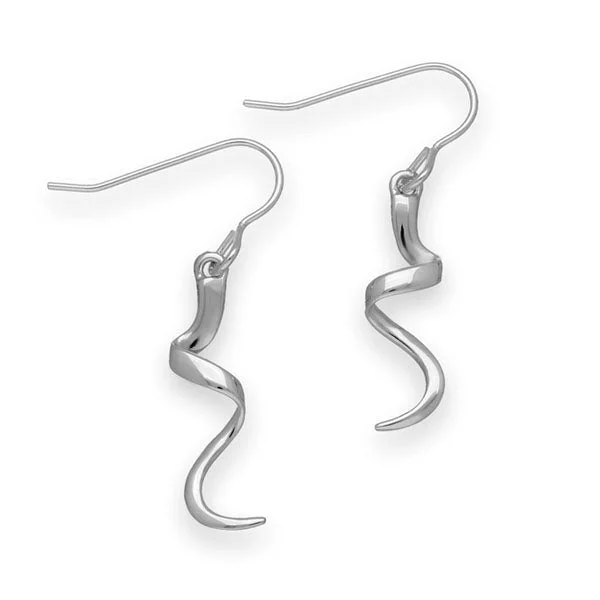 Twist & Shout Silver Earrings E1727