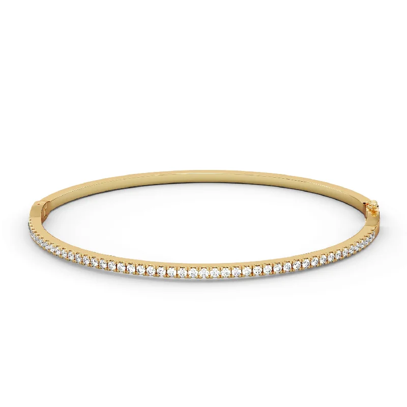 Halfway Diamond Bangle Bracelet