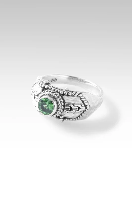 Iron Resolve Ring™ in Tsavorite Garnet