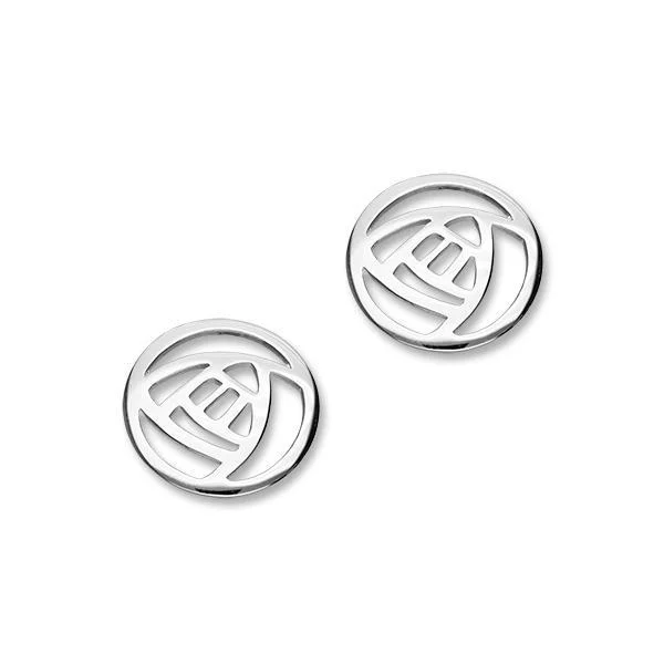 Charles Rennie Mackintosh Silver Earrings E469