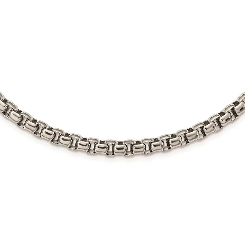 Stainless Steel Polished 24in Necklace