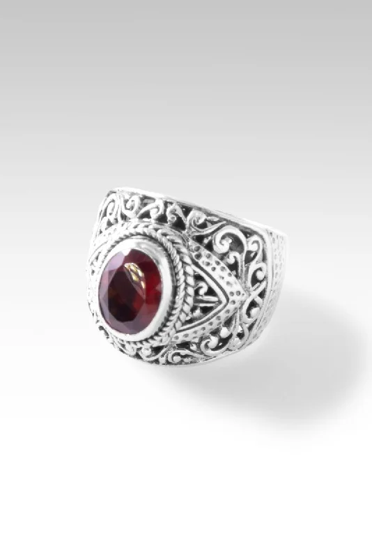 Life in Abundance Ring™ in Hessonite Garnet