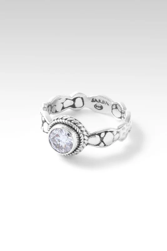 Tranquil Waters Ring™ in Moissanite