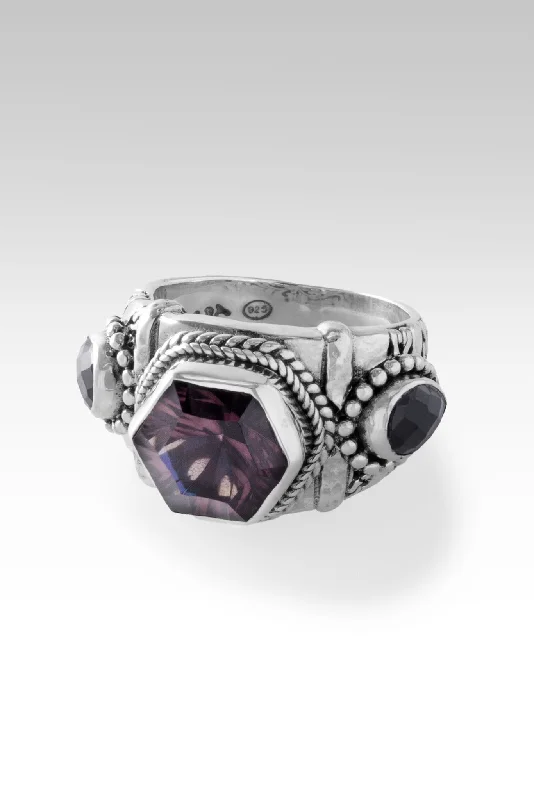 Heavenly Devotion Ring II™ in Hayward's Muse™ Mystic Quartz