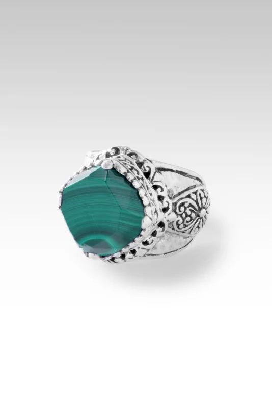 Walk in Wisdom Ring™ in Malachite